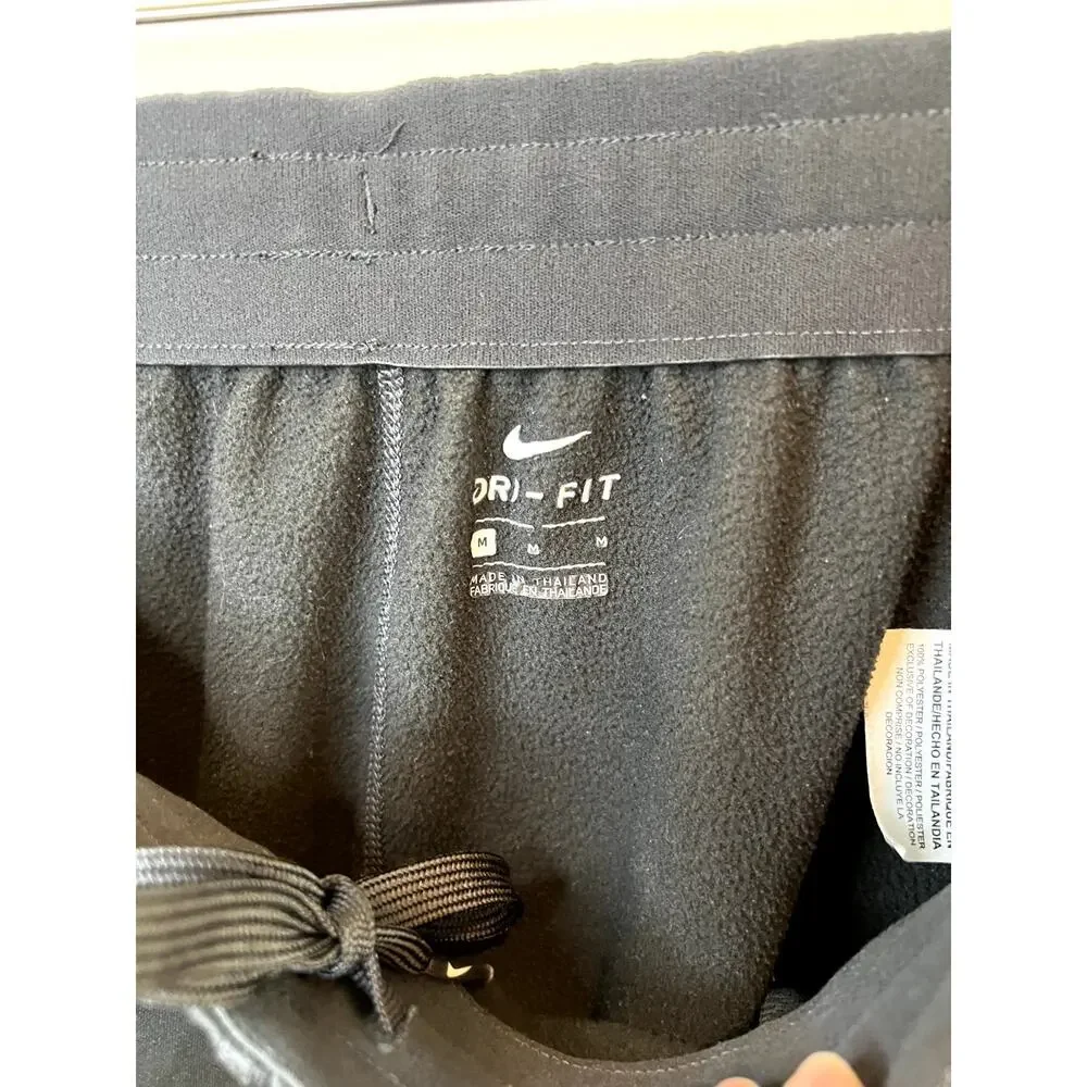 Nike Dri-FIT Gray Track Pants Women's Medium Athletic Joggers Drawstring